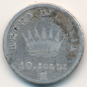 Италия, 10 сольдо (1809 г.)