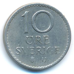 Швеция, 10 эре (1966 г.)