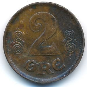 Дания, 2 эре (1920 г.)