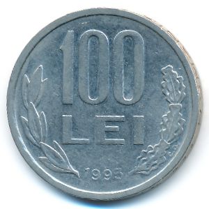 Romania, 100 lei, 1993