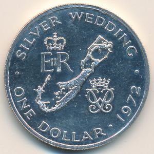 Бермудские острова, 1 доллар (1972 г.)