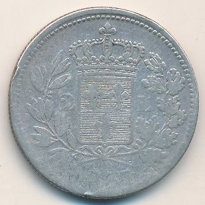 Лукка, 2 лиры (1837 г.)