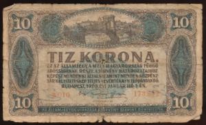 Венгрия, 10 крон (1920 г.)