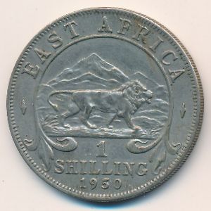 Восточная Африка, 1 шиллинг (1950 г.)