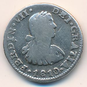 Mexico, 1/2 real, 1808–1814