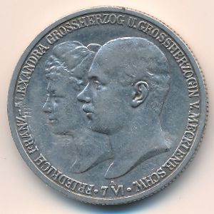 Мекленбург-Шверин, 2 марки (1904 г.)