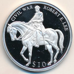 Либерия, 10 долларов (2000 г.)