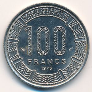 Габон, 100 франков (1975 г.)