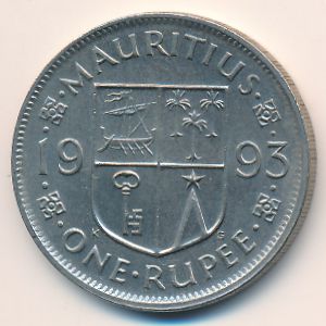 Маврикий, 1 рупия (1993 г.)