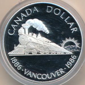 Канада, 1 доллар (1986 г.)