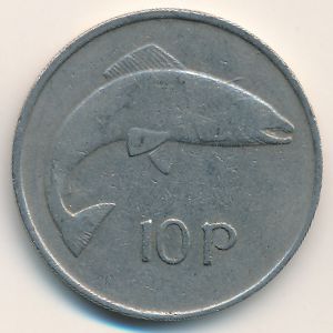 Ирландия, 10 пенсов (1980 г.)