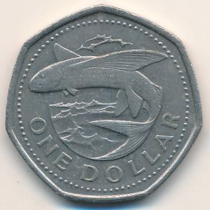 Барбадос, 1 доллар (1989 г.)