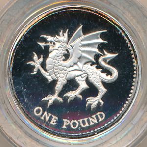 Великобритания, 1 фунт (1995 г.)