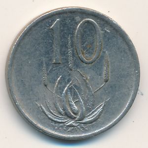 ЮАР, 10 центов (1985 г.)