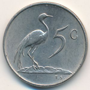 South Africa, 5 cents, 1978