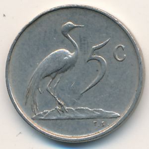 South Africa, 5 cents, 1978