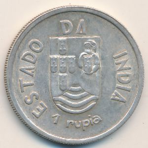 Португальская Индия, 1 рупия (1935 г.)