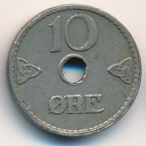 Norway, 10 ore, 1926