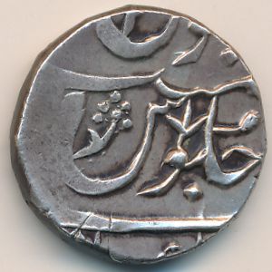 Gwalior, 1 рупия, 