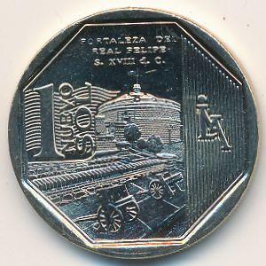 Перу, 1 новый соль (2012 г.)