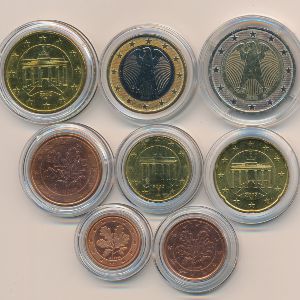 Germany, Набор монет, 2002