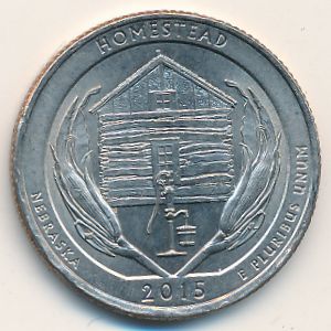 США, 1/4 доллара (2015 г.)