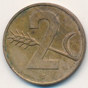 Швейцария, 2 раппена (1957 г.)