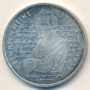 ФРГ, 10 марок (1997 г.)
