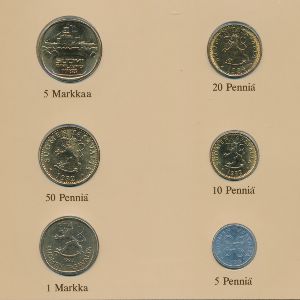 Финляндия, Набор монет