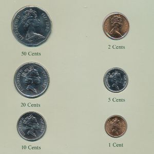 Фиджи, Набор монет