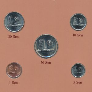 Малайзия, Набор монет