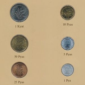 Бирма, Набор монет