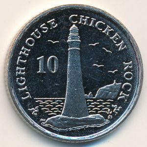 Остров Мэн, 10 пенсов (2007 г.)