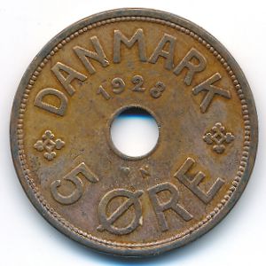 Дания, 5 эре (1928 г.)