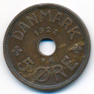 Дания, 5 эре (1928 г.)