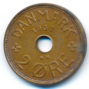 Дания, 2 эре (1931 г.)