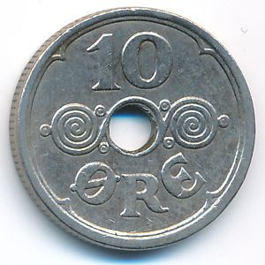 Дания, 10 эре (1924–1926 г.)