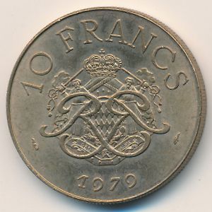 Монако, 10 франков (1979 г.)