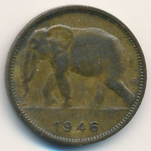 Бельгийское Конго, 1 франк (1946 г.)