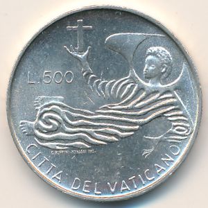 Ватикан, 500 лир (1969 г.)