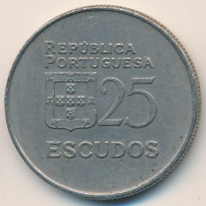 Portugal, 25 escudos, 1982