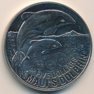 New Zealand, 5 dollars, 2010