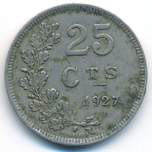 Люксембург, 25 сентим (1927 г.)