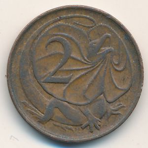 Австралия, 2 цента (1967 г.)