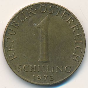 Австрия, 1 шиллинг (1973 г.)