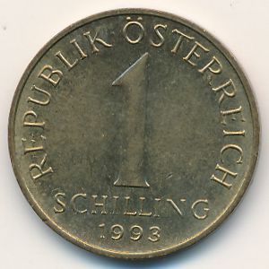 Австрия, 1 шиллинг (1993 г.)
