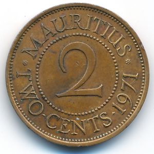 Маврикий, 2 цента (1971 г.)