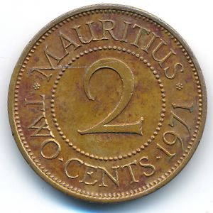 Маврикий, 2 цента (1971 г.)