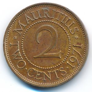 Маврикий, 2 цента (1971 г.)