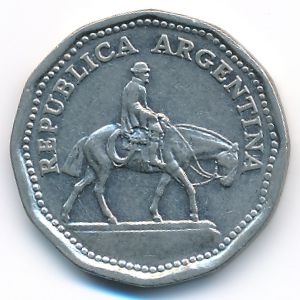Аргентина, 10 песо (1968 г.)